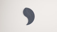 Contemporary Niwa A Rug Steel Blue