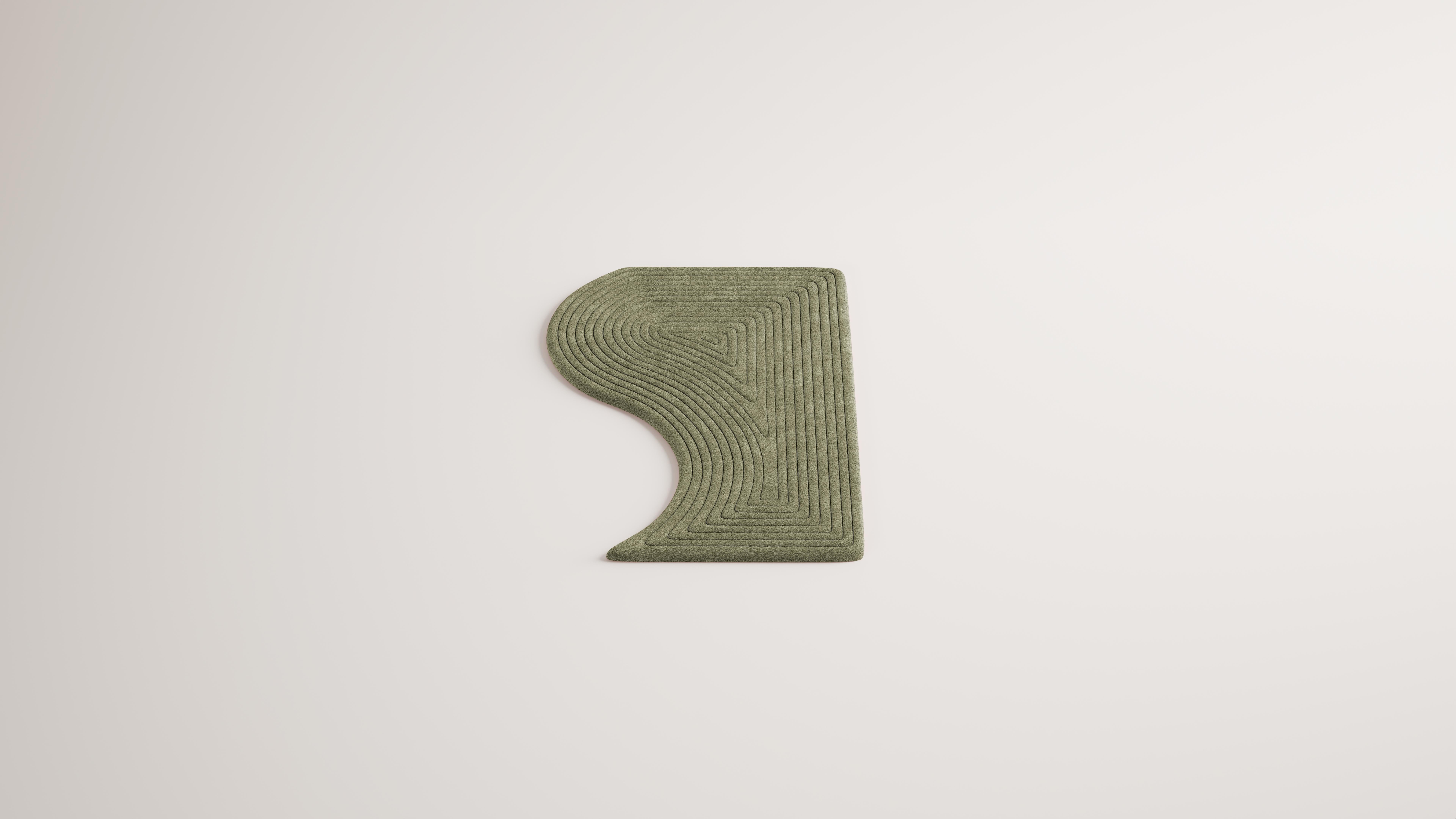 Contemporary Niwa B Green Sage (Moderne) im Angebot
