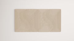 Contemporary Niwa Rectangular Rug Beige Linen