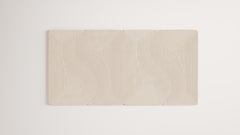 Contemporary Niwa Rectangular Rug White Ivory
