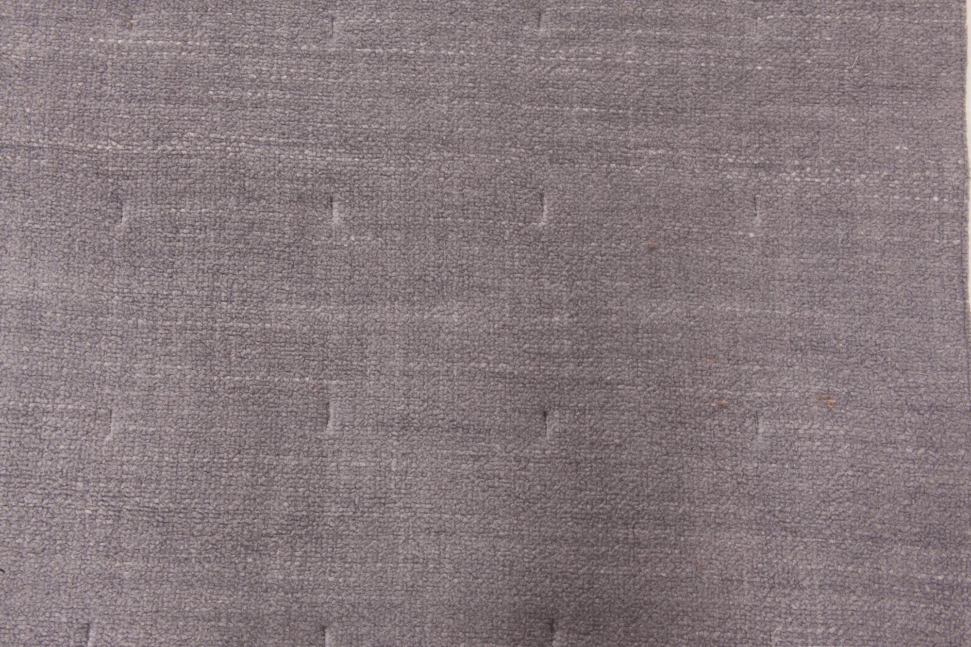 Modern Contemporary Nuno Felt Grey Rug by Doris Leslie Blau For Sale