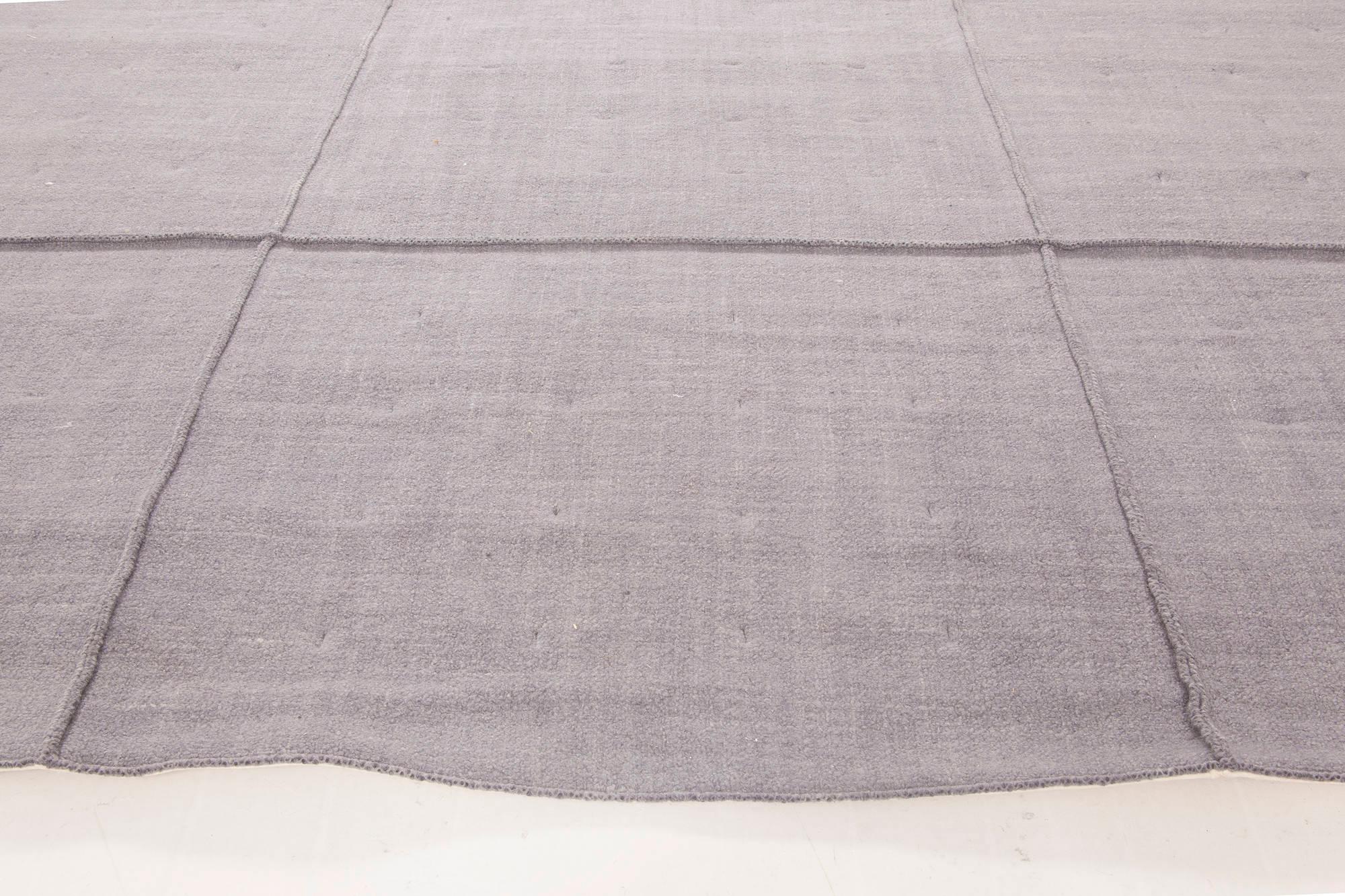 Portuguese Contemporary Nuno Felt Grey Rug by Doris Leslie Blau For Sale