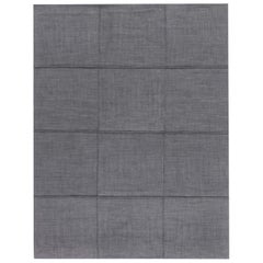 Contemporary Nuno Felt Grey Rug by Doris Leslie Blau