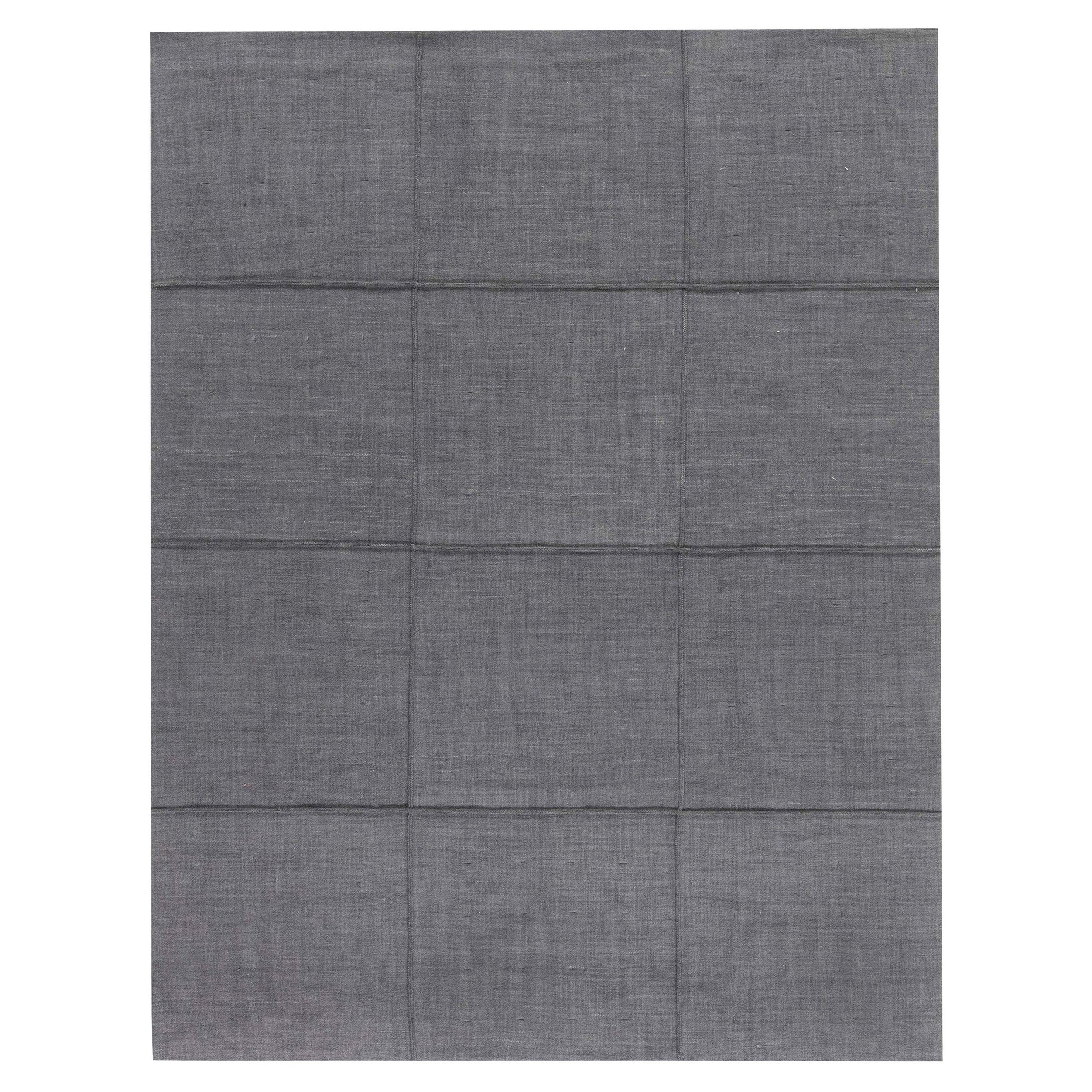 Contemporary Nuno Felt Grey Rug by Doris Leslie Blau For Sale