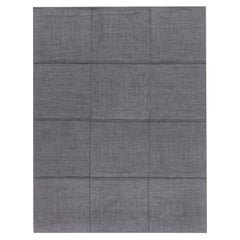 Zeitgenössischer grauer Nuno-Filz-Teppich von Doris Leslie Blau
