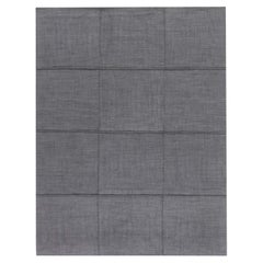 Contemporary Nuno Felt Grey Rug by Doris Leslie Blau