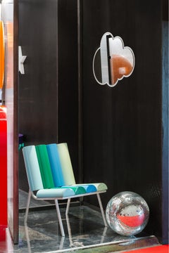 Contemporary Nuvola Mirror Flat in Aluminium by Altreforme