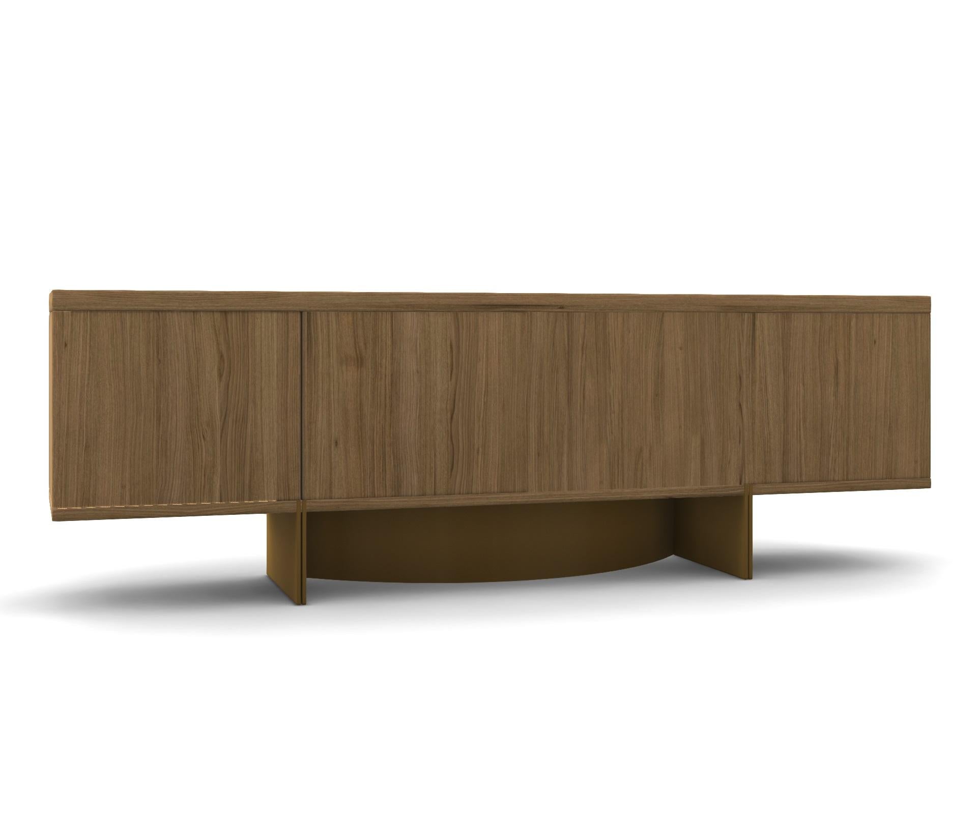 Contemporary Oak Sideboard By Antonio Facco Design Studio For Sale 2