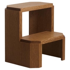 Contemporary Oak Stepping Stool 'BD', Fora Projects