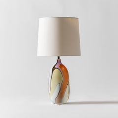 Contemporary Oblong Marbled Granada Table Lamp by Elyse Graham