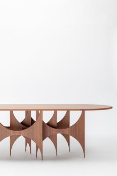 Mesa oblonga contemporánea Butterfly de Hannes Peer