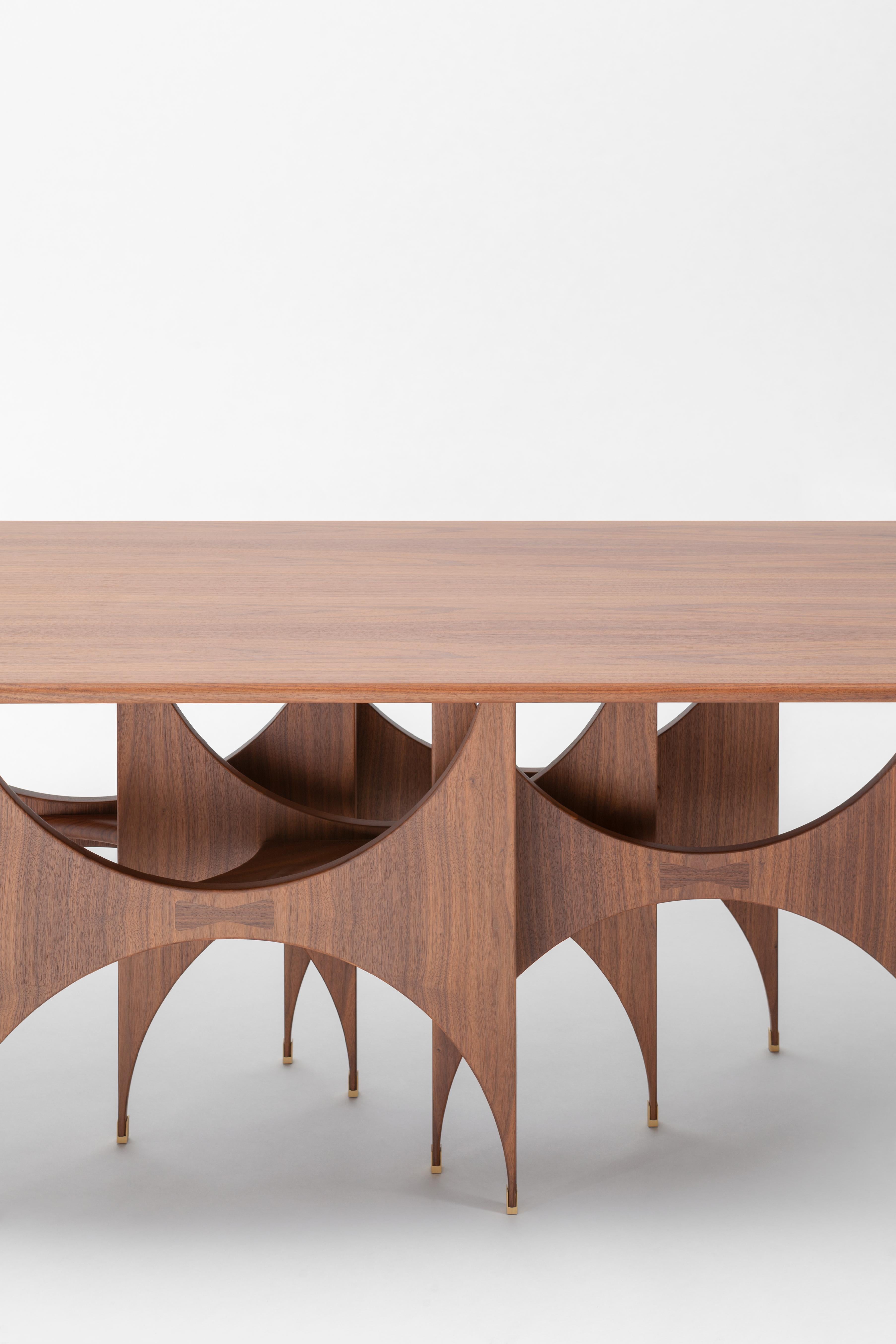 Italian Contemporary Oblong Table Butterfly by Hannes Peer For Sale