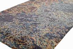 Tappeto contemporaneo Oceanic Modern Abstract Colorful New World di Joseph Carini