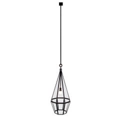 Lanterne octapyramide contemporaine verre laiton