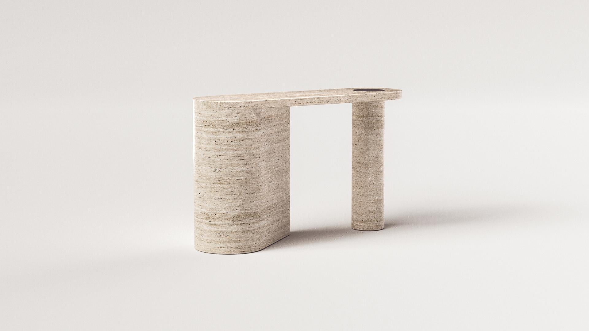 Stone Contemporary Octave - Console by Arthur Vallin For Sale
