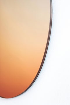 Specchio contemporaneo Off Round Hue #1 di Sabine Marcelis, Arancione alba