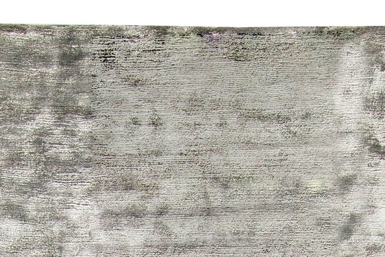 Contemporary Off White Banana Silk Rug For Sale At 1stdibs