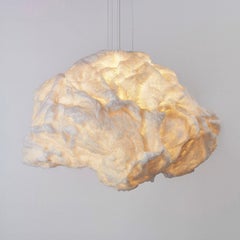 Lustre contemporain Off-White, Lustre Storm de Johannes Hemann