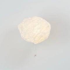 Contemporary Off-White Wall Sconce, Storm Light Copper by Johannes Hemann