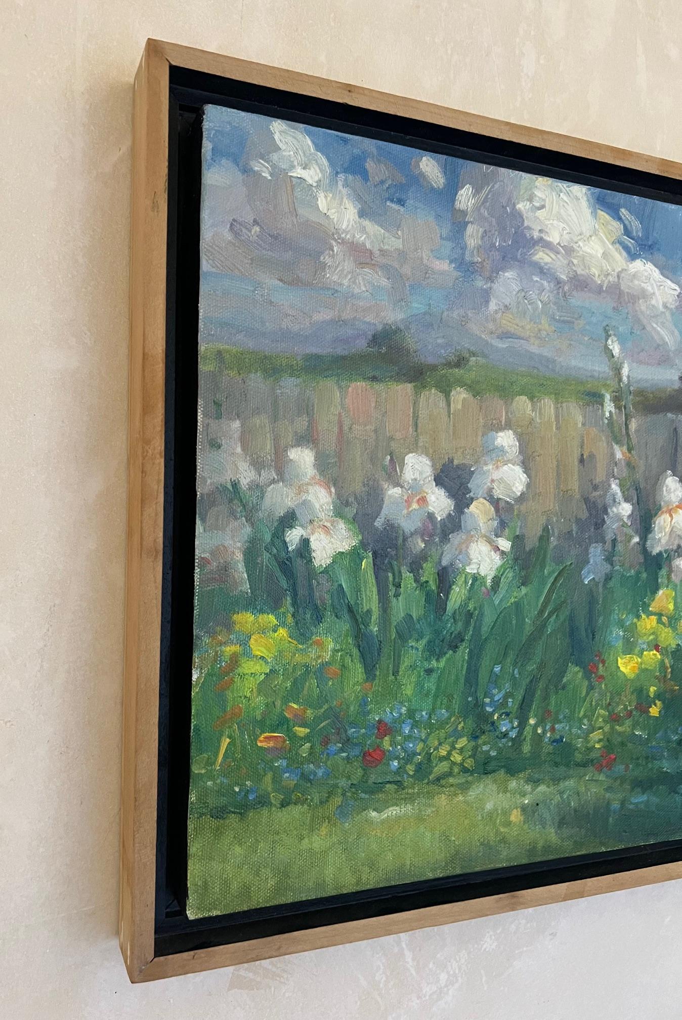 Pittura a olio contemporanea su lino di Pam Della in vendita 3