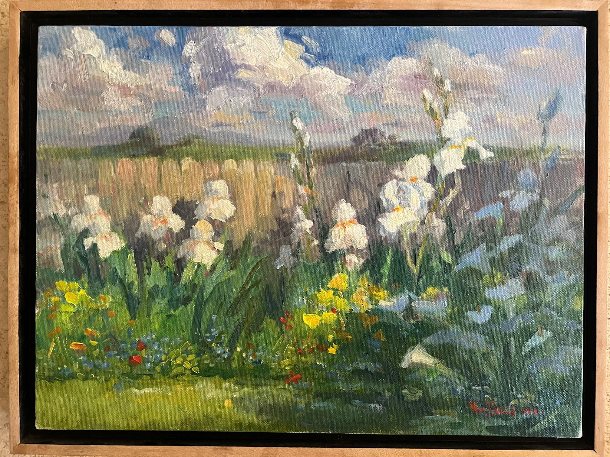 Pittura a olio contemporanea su lino di Pam Della In condizioni buone in vendita a Ross, CA