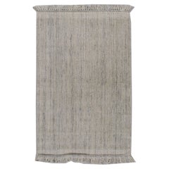 Contemporary Omni Rug Silver Charcoal Ivory 4' x 6'