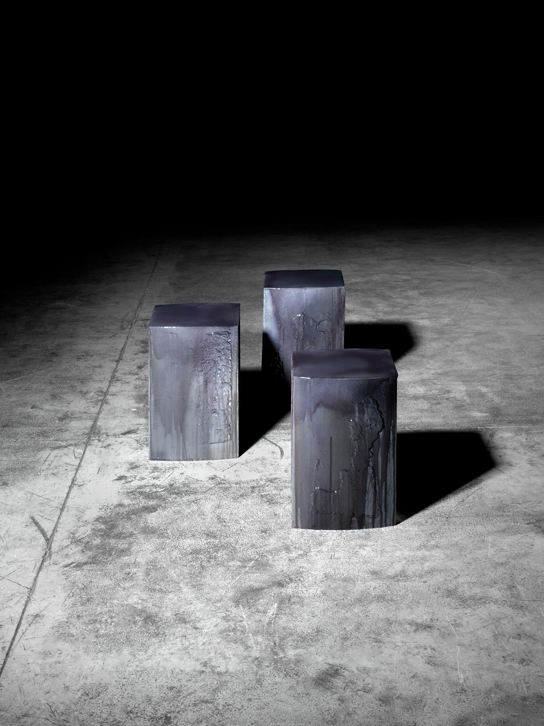 Tabouret brume arsenic contemporain unique en son genre Neuf - En vente à 1204, CH