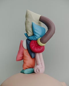 Contemporary One Of A Kind Large Scale Sculpture Lazy Wolly by Yoomoota