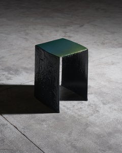Contemporary one of a kind Metallic Seaweed Stool