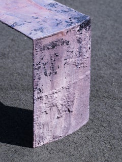 Contemporary one of a kind Pink Bench