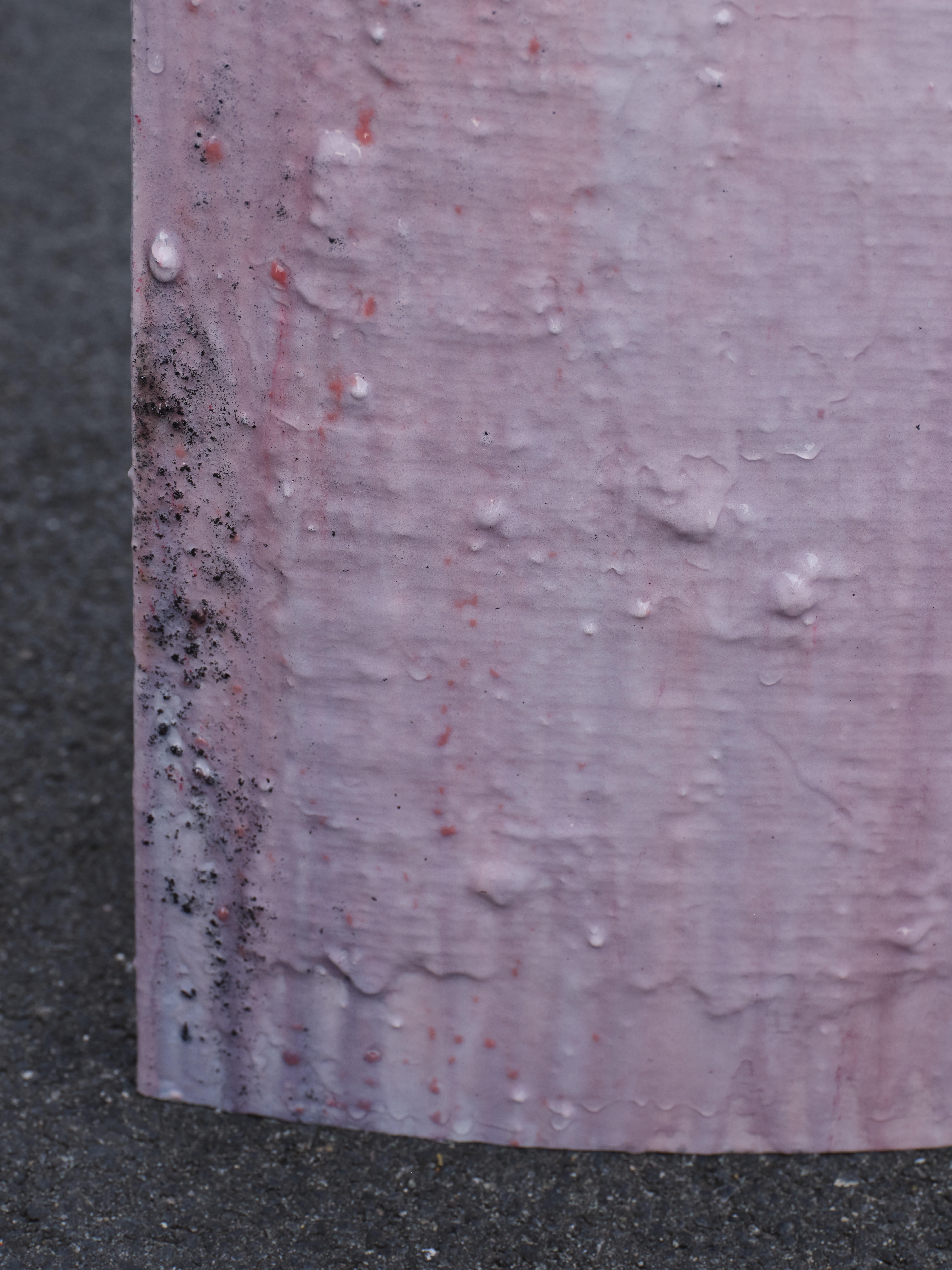 Sgabello contemporaneo unico nel suo genere Rosa in vendita 2