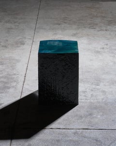 Contemporary one of a kind Verdant Morse Stool
