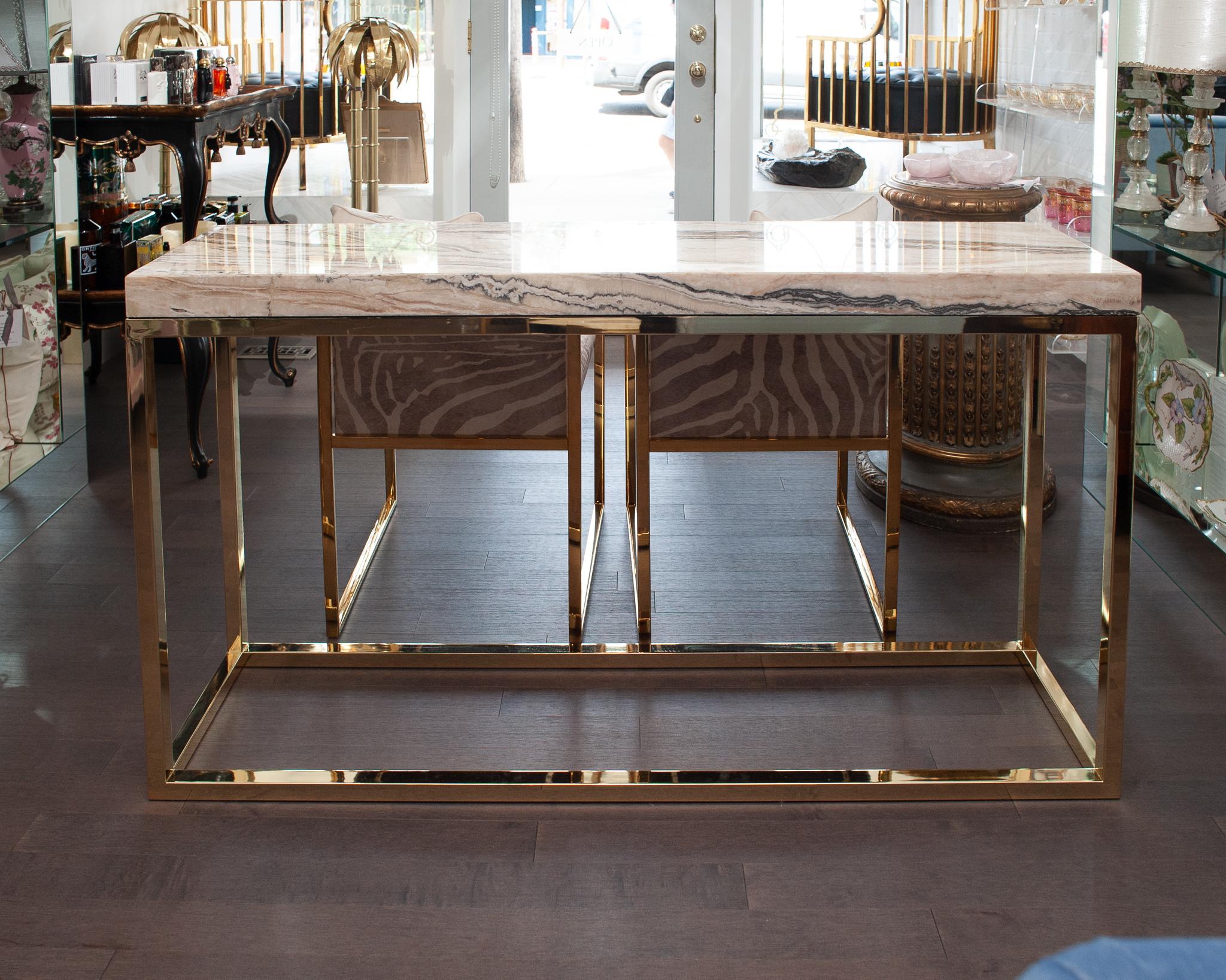 onyx console table