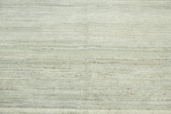 Contemporary Open Field Meadow Rug in Aqua Green by Alberto Levi Gallery 8 x 10