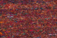 Frammento di runner moderno in seta Sari di Doris Leslie Blau