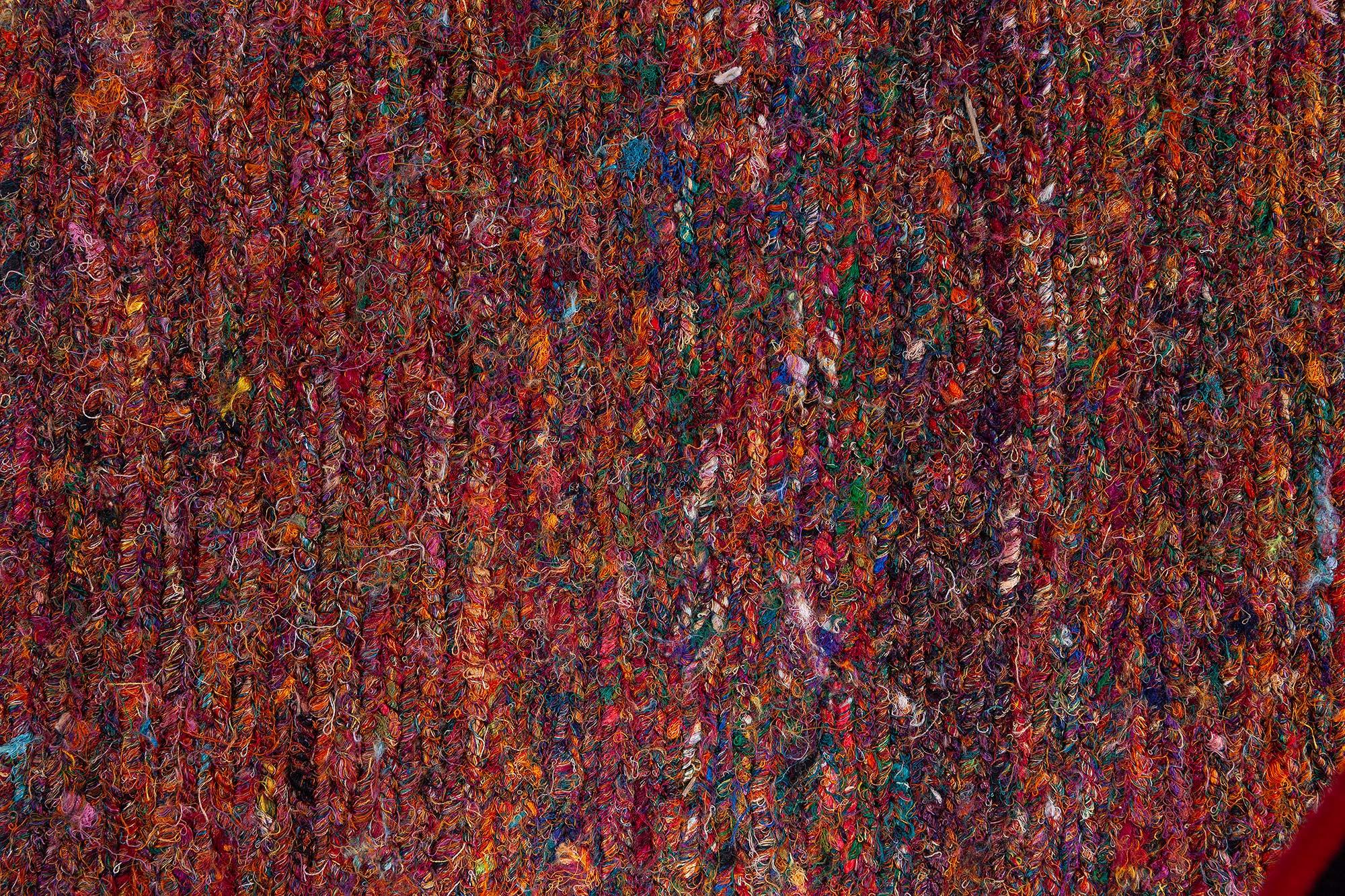 Corredor contemporáneo naranja Fragmento de Doris Leslie Blau Moderno en venta