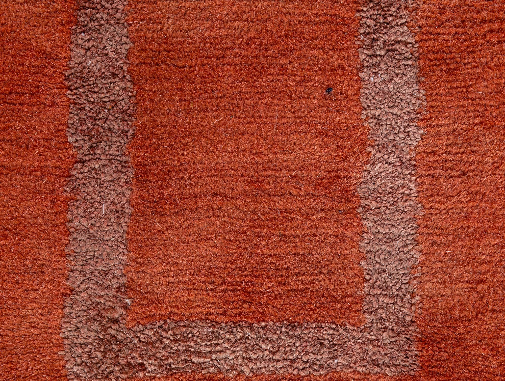 Contemporary Modern Deco-Inspired Tibetan Rug with Greek Key Motif by Doris Leslie Blau For Sale