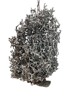 Nature-Cast Aluminum Sculpture of a Fire Ant Colony — Abstract Organic Form