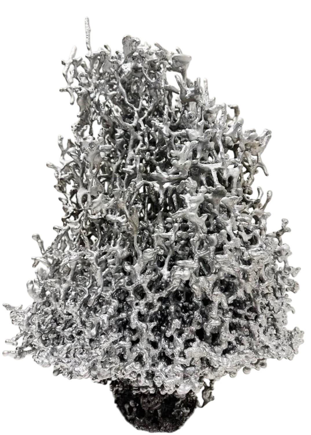 American Nature-Cast Aluminum Sculpture of a Fire Ant Colony — Abstract Organic Form For Sale