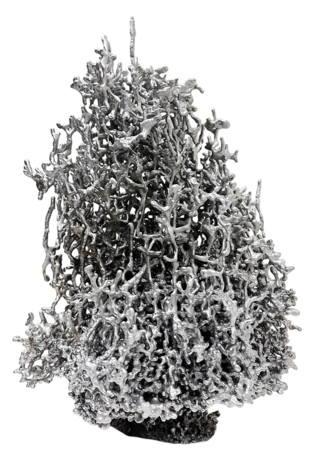 Nature-Cast Aluminum Sculpture of a Fire Ant Colony — Abstract Organic Form In Good Condition For Sale In North Palm Beach, FL