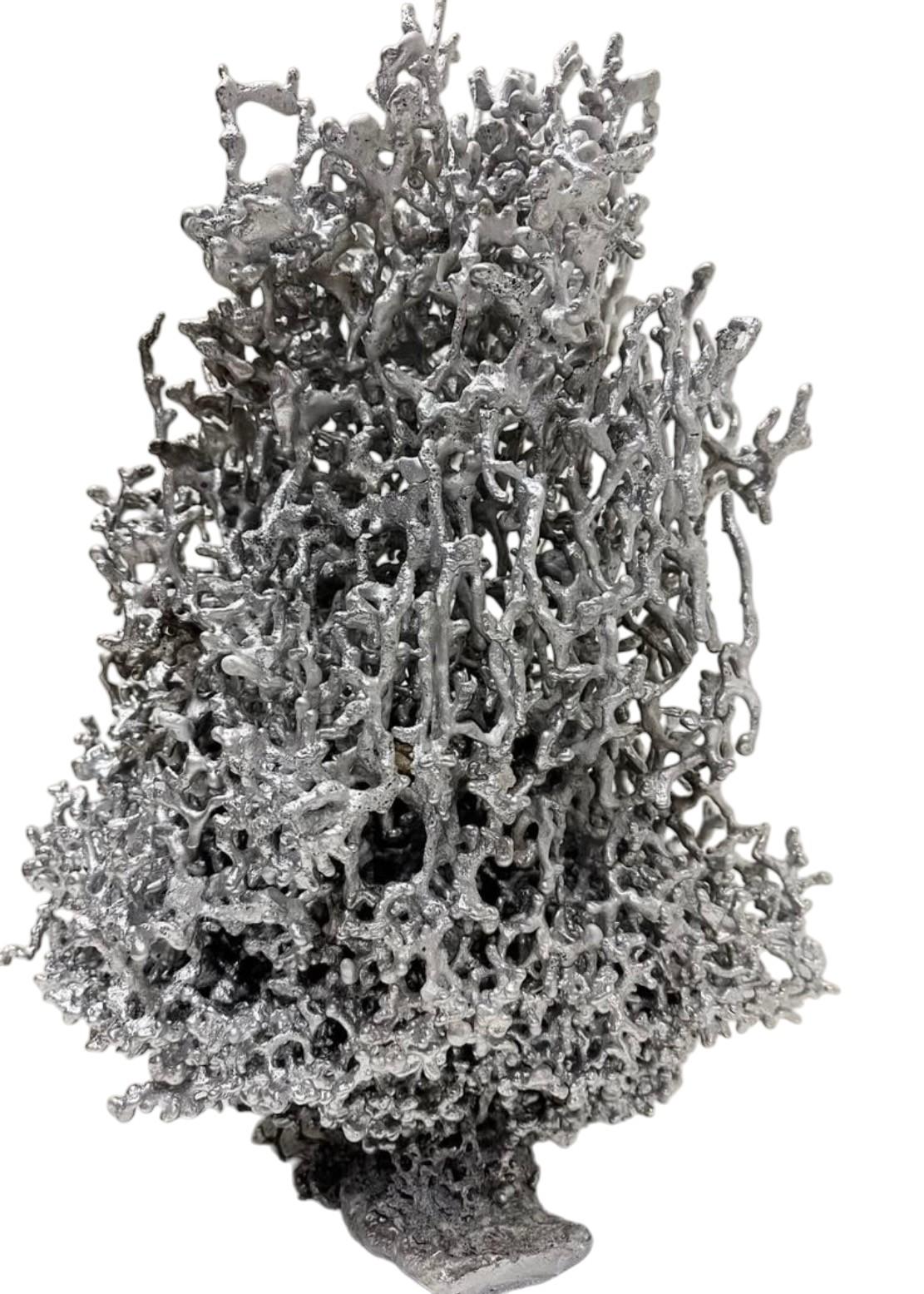 Nature-Cast Aluminum Sculpture of a Fire Ant Colony — Abstract Organic Form For Sale 2