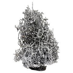 Nature-Cast Aluminum Sculpture of a Fire Ant Colony — Abstract Organic Form