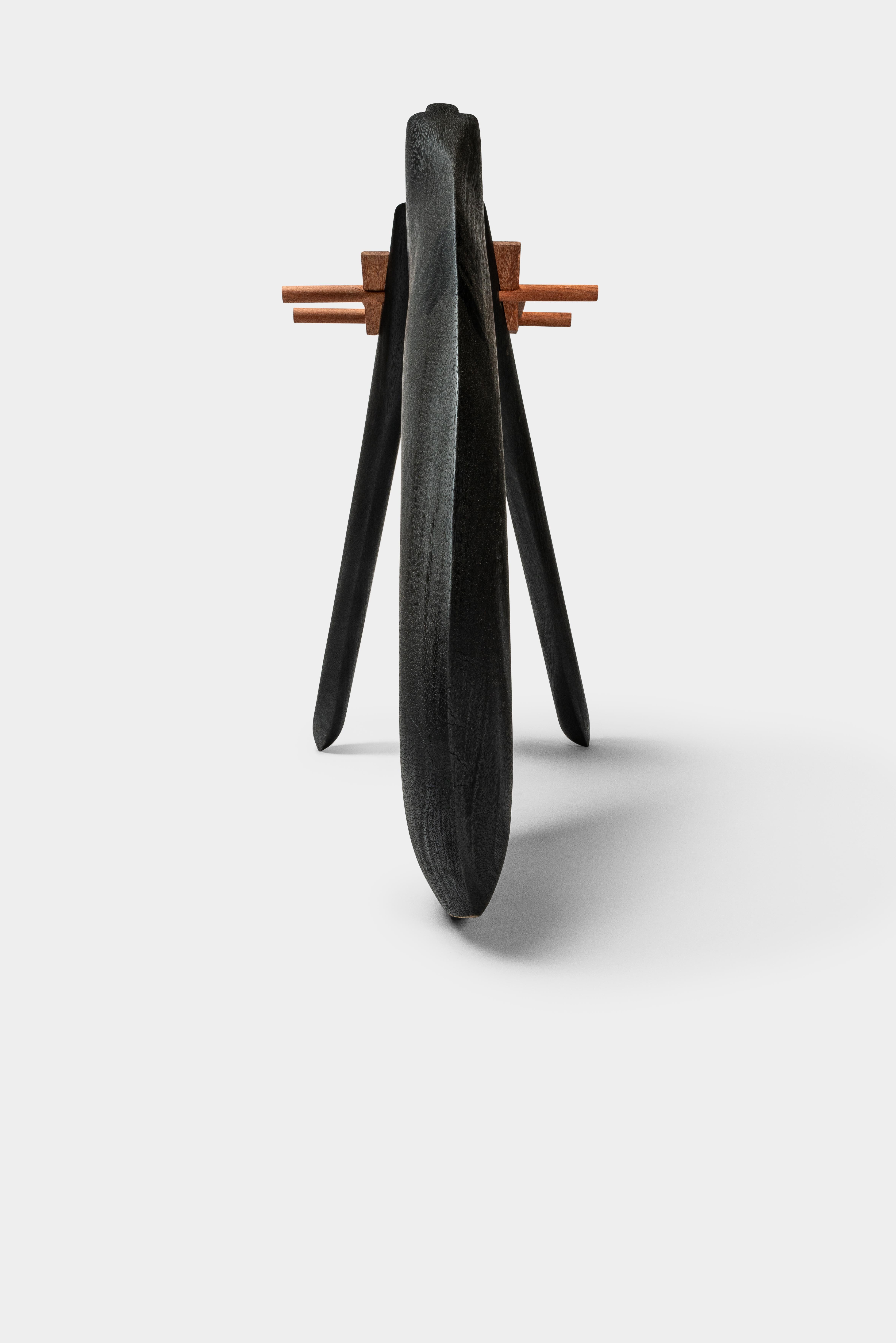 Animal Spirit Contemporary Organic Black Desk by Mircea Anghel For Sale 1