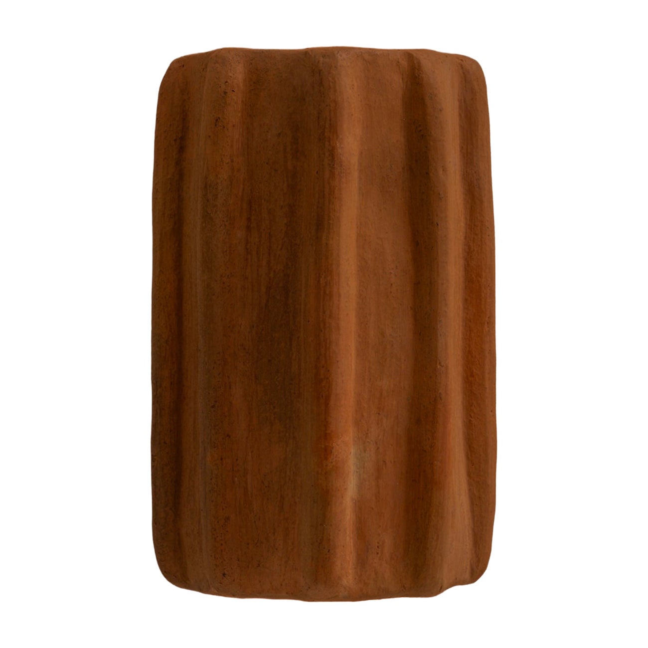 Contemporary Organic Modern Moroccan Handmade Terracotta Ceramic Wall Lamp