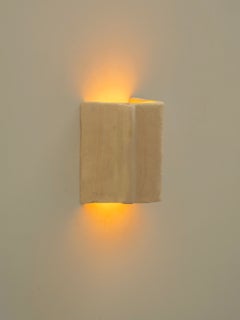 Contemporary Organic Modern Moroccan Handmade Terracotta White Ceramic Wall Lamp Contemporary Organic Modern Moroccan Handmade Terracotta White Ceramic Wall Lamp