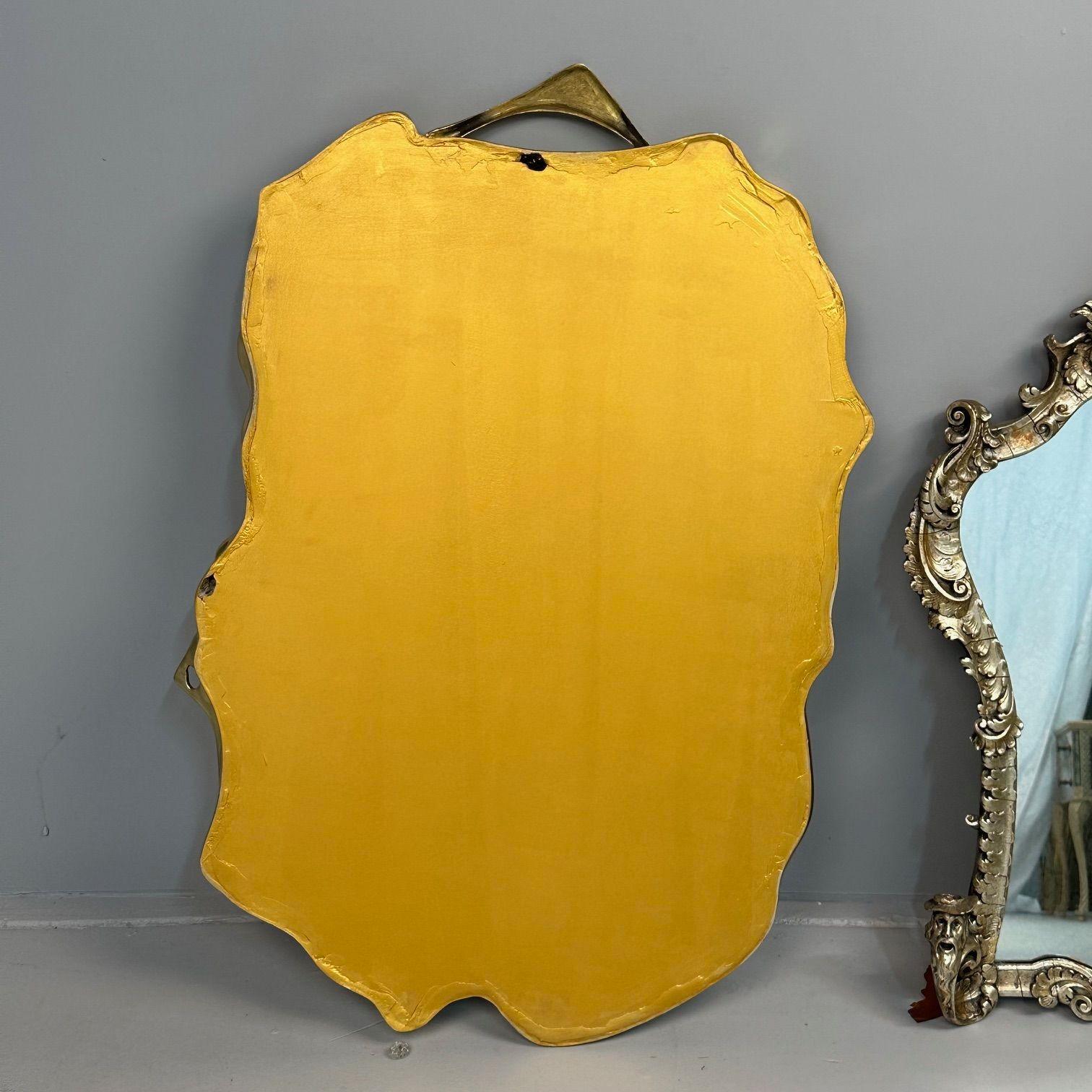 Contemporary, Organic Modern, Surrealist Bronze Wall Mirrors, Free Form en vente 7