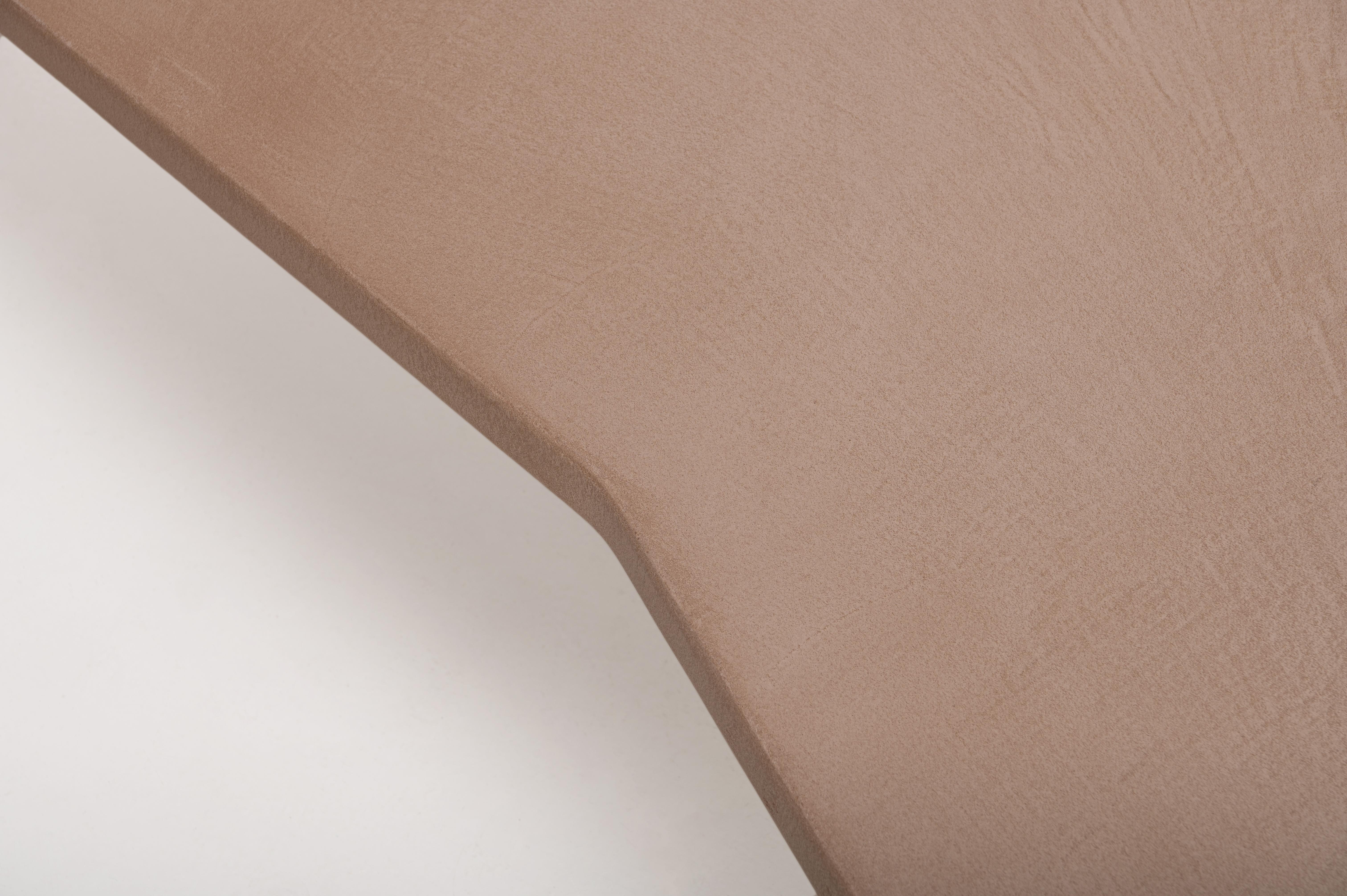 Contemporary Organic Natural Plaster Coffee Table 