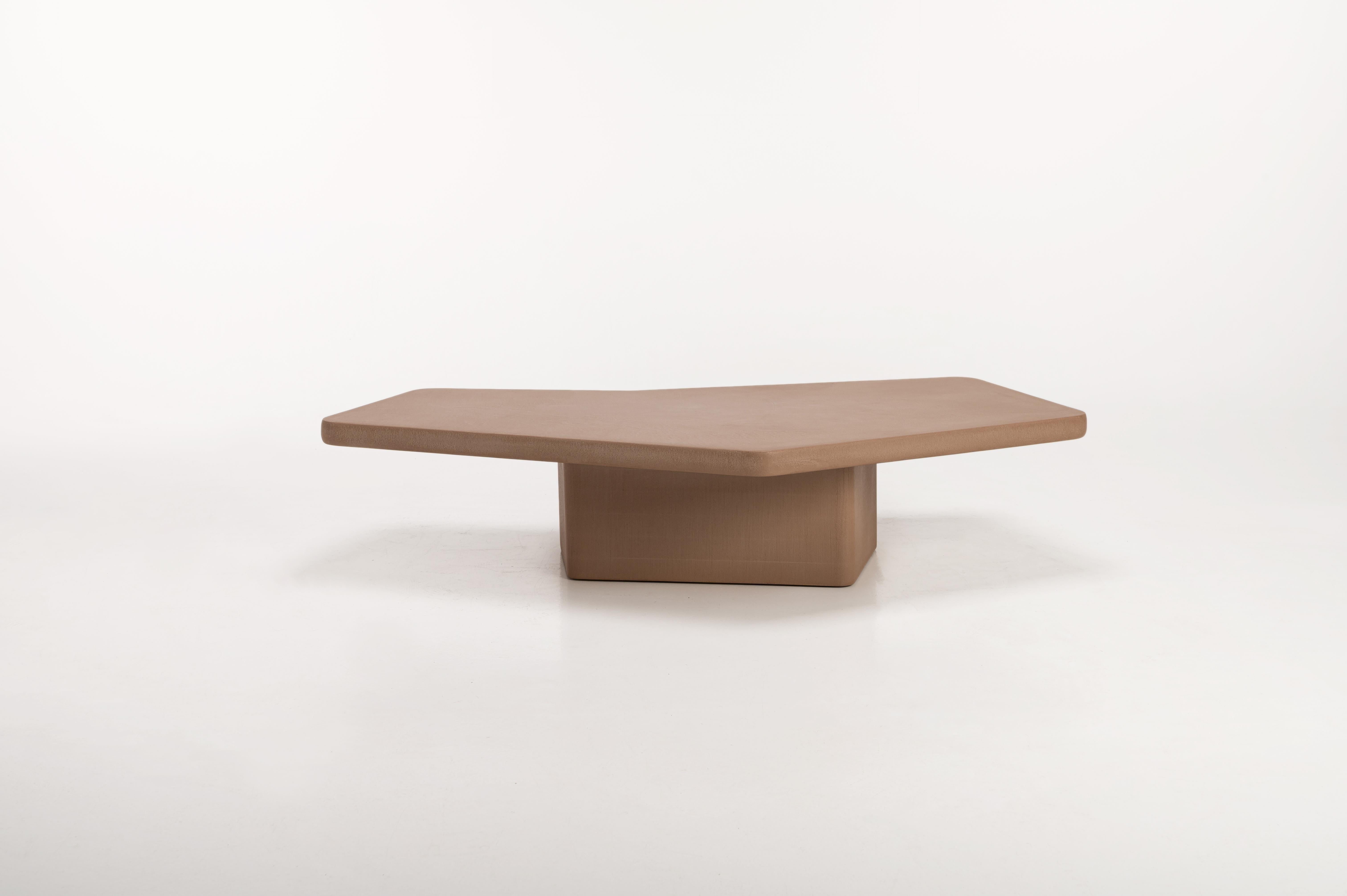 Contemporary Organic Natural Plaster Coffee Table 