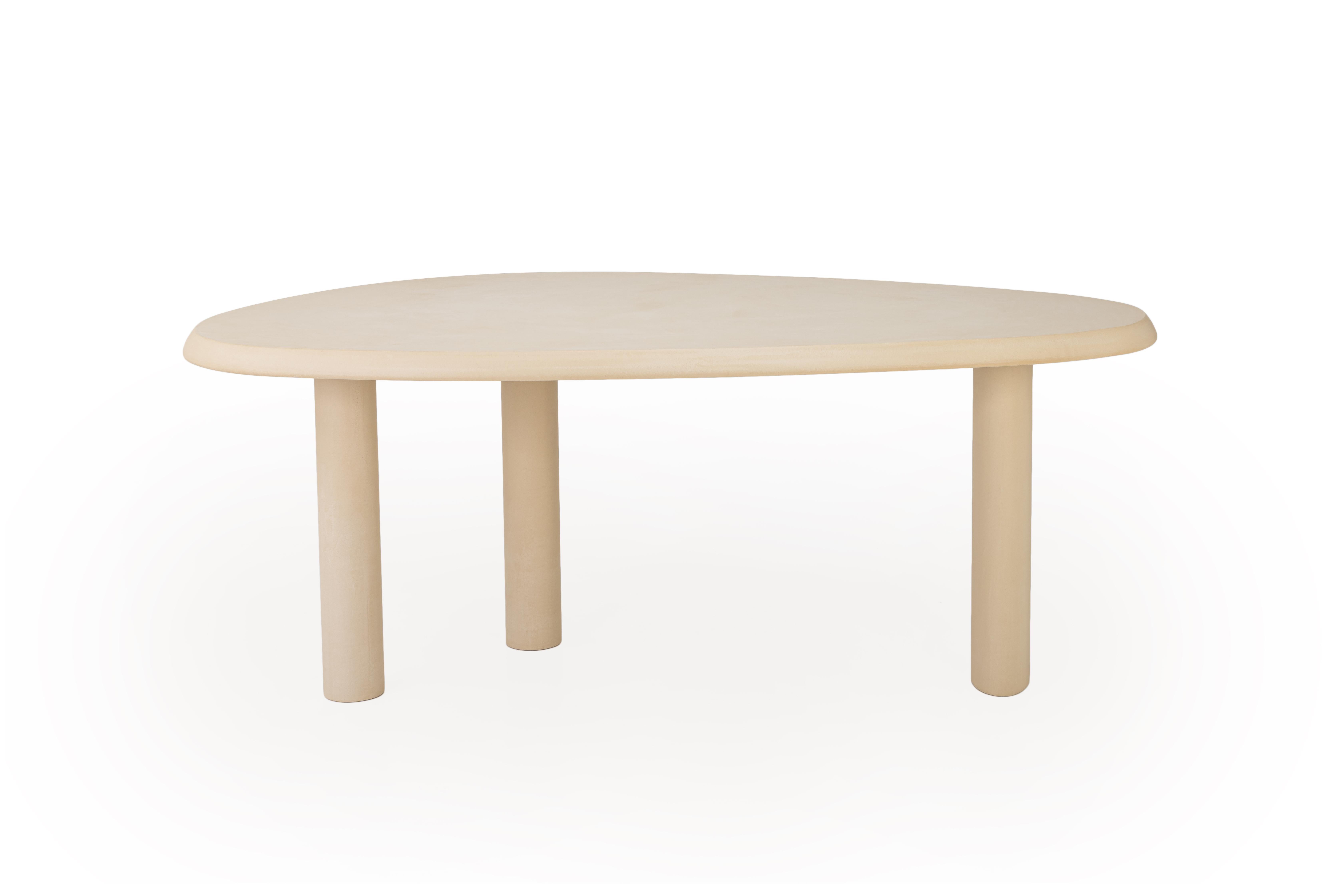 Contemporary Organic Natural Plaster Desk 195cm by Atelier BB For Sale 4