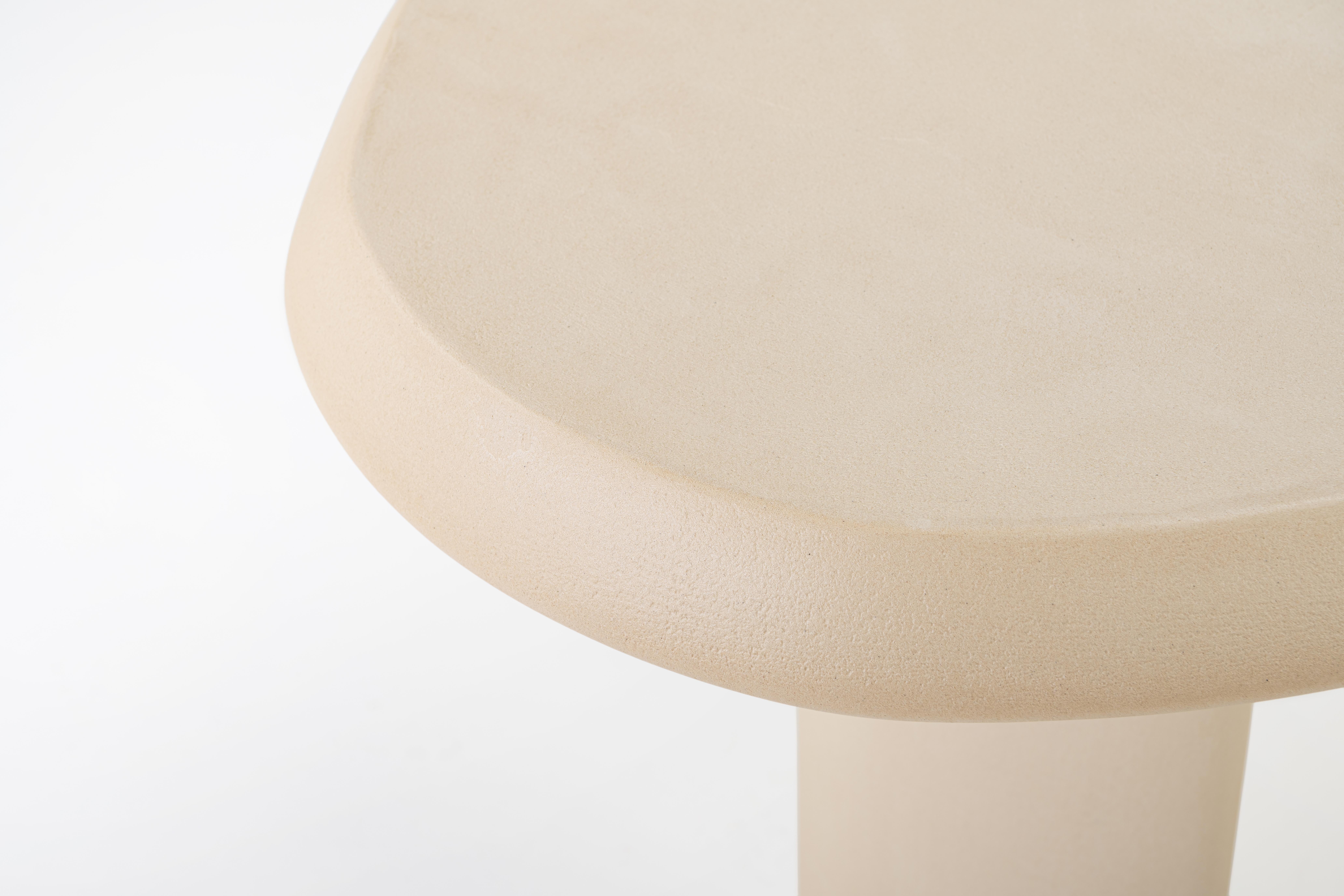 Contemporary Organic Natural Plaster Desk 195cm by Atelier BB For Sale 8